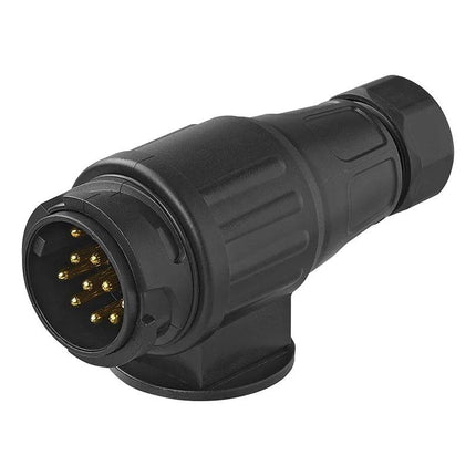Trailerstekker Adapter Jaeger 13 - Polig PVC [Aanhanger - Caravan - Trailer] - VCTparts.nl