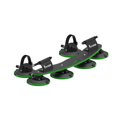 TreeFrog Model Pro 2 (9-12x100mm) Fietsendrager 2 E-Bikes voor Dakdrager met Voorvorkbevestiging