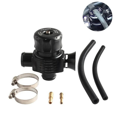 Vesure turbo Valiel Blow Off Valve de 25 mm Port double avec HOORN BOV-1001B DIVERTER DIMPLUNIM Aluminium Universal