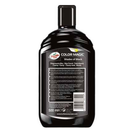 Turtle Wax 52708 Color Magic Jet Black Wax 500ml Zwart - VCTparts.nl