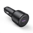 UGREEN UGREEN Autolader Snellader 1x USB - A & 2x USB - C (69W - 5A) QC Zwart Hurtel 2