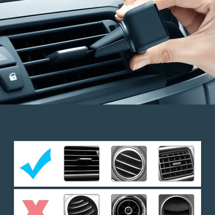 UGREEN UGREEN Universele Klemmende Telefoon Autohouder voor Ventilatierooster Zwart Hurtel 9