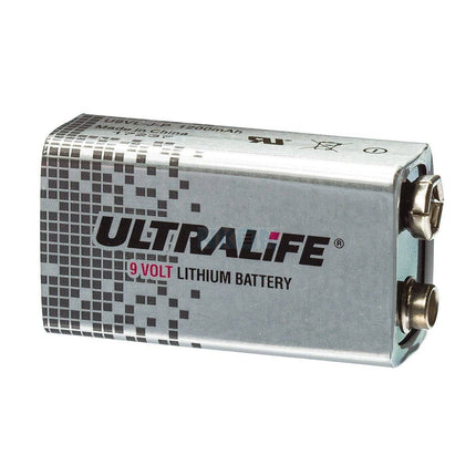 Ultralife 9V Lithium Batterij - 1200mAh Langdurige Energieoplossing voor Rookmelders tot 10 Jaar Levensduur 00740286100116 - VCTparts.nl