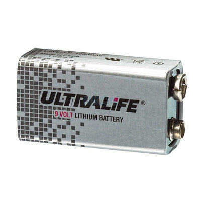 UltraLife 9V Lithium Battery - Solution énergétique de 1200 mAh à long terme pour les détecteurs de fumée jusqu'à 10 ans de durée de vie 00740286100116