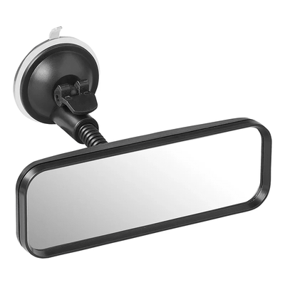Miroir intérieur du rétroviseur arrière universel 165x55 mm avec bras flexible et tassement d'aspiration