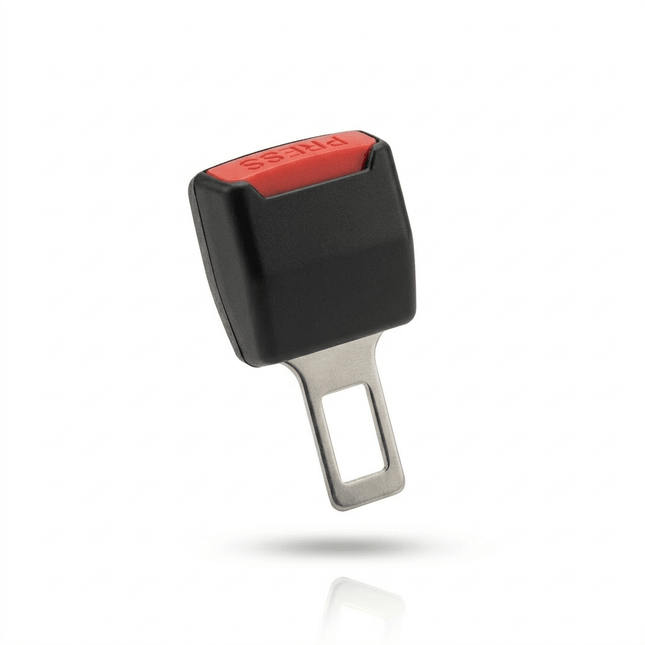 VCTparts Universele Auto Gordel Clip Alarmstopper Zwart Rood - Voorkomt Pieptoon bij Bagage op Stoel met Handige Drukknop NORGOS 1