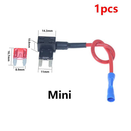 VCTparts Universele Continue Voeding Dashcam Installatie Kit met Volt Meter en Zekering Splitters VCTparts 6
