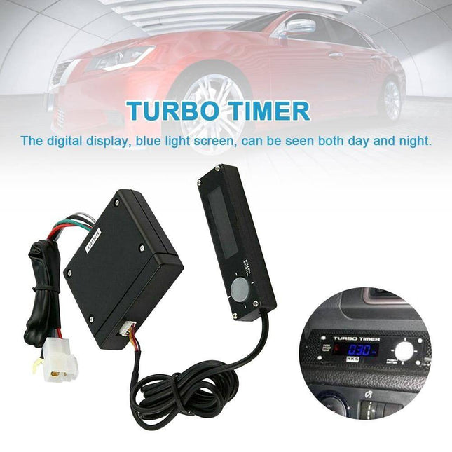 VCTparts Universele Digitale Turbo Timer met led Display - Type 0 Turbokoeler NORGOS 2