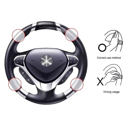 VCTparts Universele Rubberen Stuurknop voor Stuurwiel 360Âº Zwart NORGOS 6