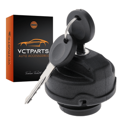 Cap de carburant universel avec noir noir pour Volkswagen Audi Skoda Opel Seat Porsche