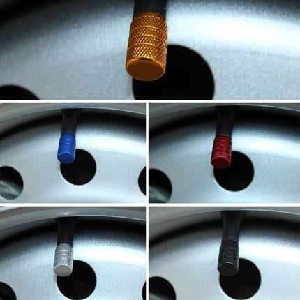 VCTparts Universele Ventieldoppen Aluminium Zwart – Set van 4 Stuks voor Auto, Motor en Fiets NORGOS 2