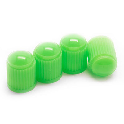 Capes de soupape universelles / Caps de soupape - Azote vert N2 (4 pièces) anti-fuite étanche [voiture - moteur - scooter]