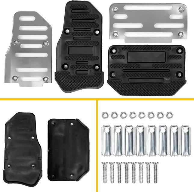 VCTparts Universele Voetpedaal Auto Pedalen Aluminium Sierstukjes Automaat [Rem - Gas] NORGOS 2
