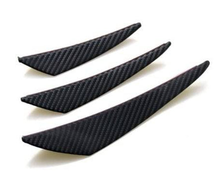 VCTparts Universele Voorbumper Spoiler Vinnen Carbon (set) NORGOS 6