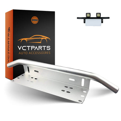 Plaque de taureaux Numéro Bar Silver - Bullbar du support du support de plaque d'immatriculation