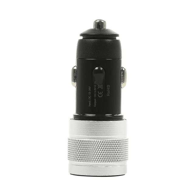 VCTparts USB - C + USB - A Autolader Telefoonlader Oplader Sigarettenaansteker Grijs NORGOS 2