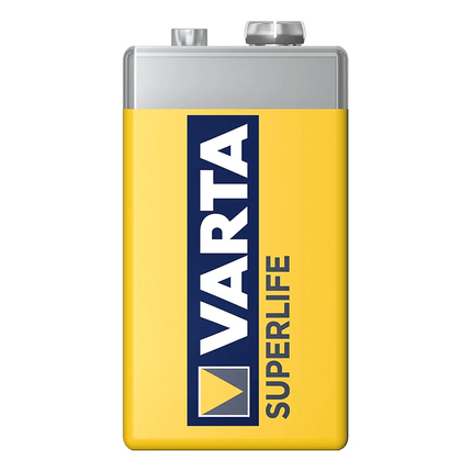 Varta Superlife Batterij 9V Zink - Koolstof Super Heavy Duty in Blister - VCTparts.nl
