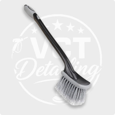 Brosse de nettoyage de jim ultra-soft long / étendu pour nettoyage sans rayures - gris / noir