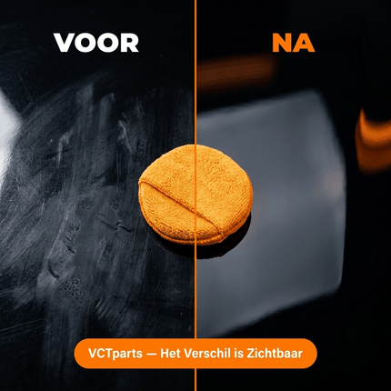 VCTdetailing Zachte Microvezel Applicator voor een Gelijkmatige Aanbrenging Oranje - VCTparts.nl
