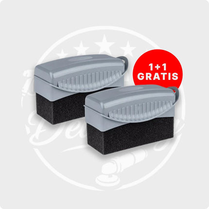 VCTdetailing Zachte Schuim Applicator – Gelijkmatige Aanbrenging van Wax, Glaze en Dressings Grijs - VCTparts.nl