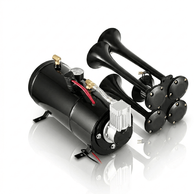 4 Kit de corne de klaxon de Train Train avec compresseur 3l Meeronig 150db [Train Hoorn - Horn - Horn]