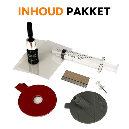 VCTparts VCTparts Auto Voorruit Reparatieset – Compleet Kitje met Vloeistof Injectiesysteem tegen Barsten en Sterretjes in Glas of Ruit NORGOS 2