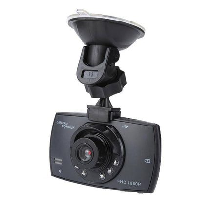 Auto Dashcam 720P 1CH Dashboard Video Recorder met Nachtzicht + Continue Voeding Zwart - VCTparts.nl