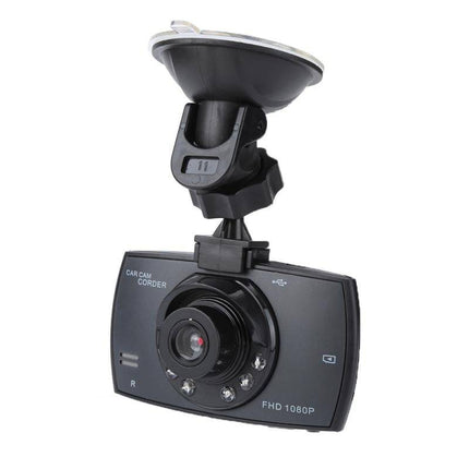 Auto Dashcam HD 1080P 1CH Dashboard Video Recorder met Nachtzicht + Continue Voeding Zwart - VCTparts.nl