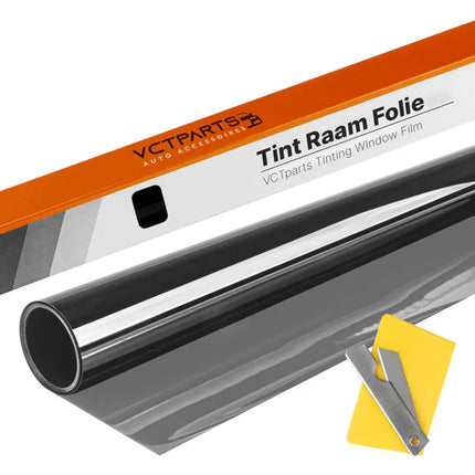 Auto Raamfolie HR++ Tint Vinyl Zwart 50x300cm (60%) Zwarte Tintfolie voor Zonwerende Auto folie - Verduisterend