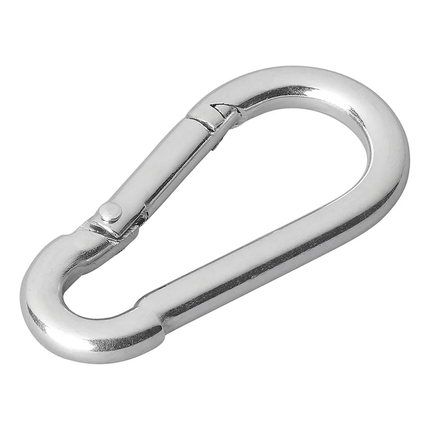 Karabijnhaak Metaal 5x50mm Klein [Carabijnhaak - Musketon - Veerhaak] - VCTparts.nl