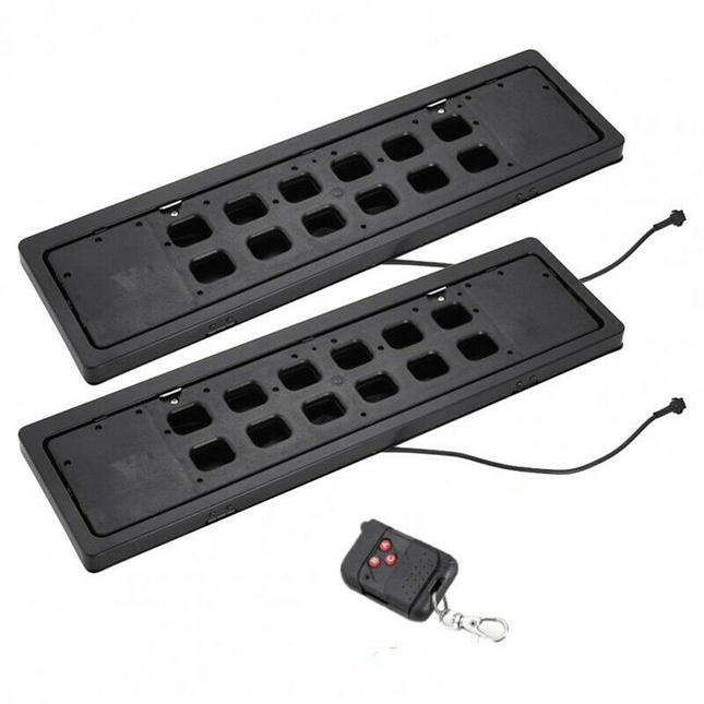 Nummerplaat / Kenteken Verberger Flipper Systeem met Afstandsbediening [License Plate - Omdraaien] - VCTparts.nl