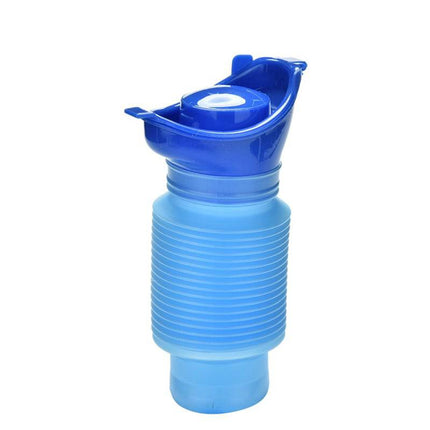 Opvouwbare Hygiënische Urinefles Afsluitbaar voor Vrouwen 750ml Blauw - VCTparts.nl