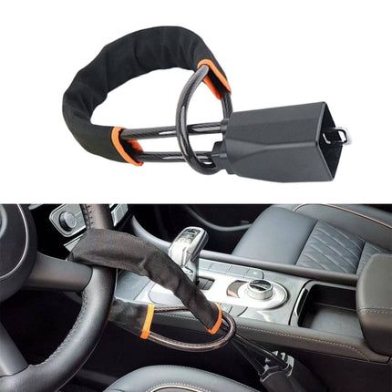 Stuurklem Slot Stuurwiel Hangslot Geel - Anti Diefstal Vergrendeling - VCTparts.nl
