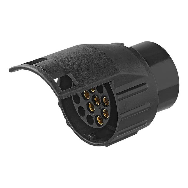 Trailerstekker Adapter Verloopstuk van 13 naar 7 Polig PVC [Aanhanger - Caravan - Trailer] - VCTparts.nl