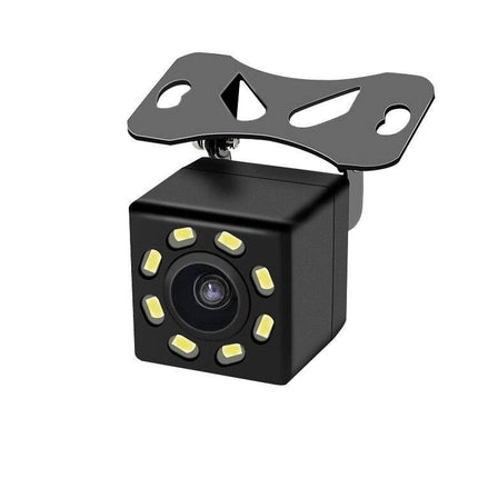 Universele Achteruitrij Camera 8 LED voor Auto / Bus / Camper Zwart - VCTparts.nl