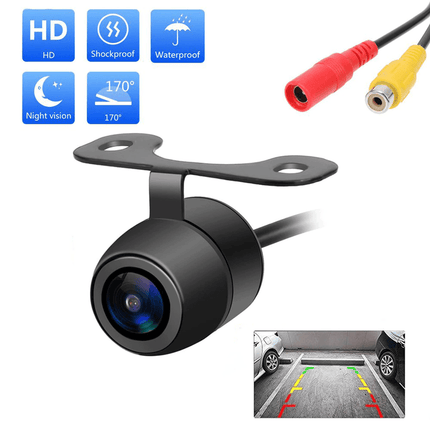 Universele Achteruitrij Camera 8 LED voor Auto / Bus / Camper Zwart - VCTparts.nl