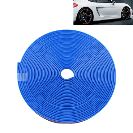 Velgen Bescherming Flexibele Decoratie Strip met Tape Blauw (8 meter) - VCTparts.nl