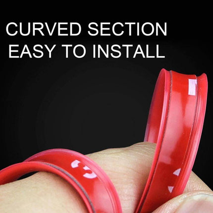 Velgen Bescherming Flexibele Decoratie Strip met Tape Wit (8 meter) - VCTparts.nl