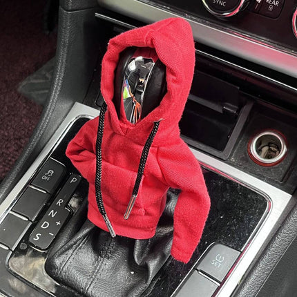 Versnellingspook Hoes Hoodie Versiering voor de Schakel Pook Knop - Rood [Trui Sweater] - VCTparts.nl