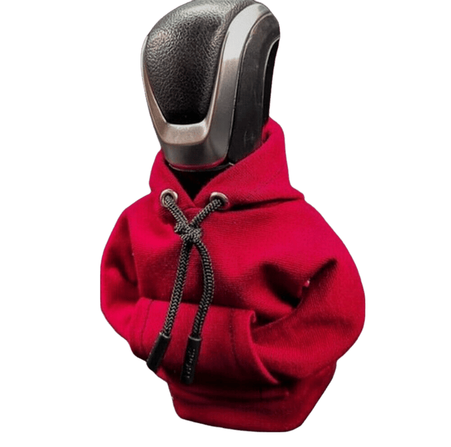 Versnellingspook Hoes Hoodie Versiering voor de Schakel Pook Knop - Rood [Trui Sweater] - VCTparts.nl
