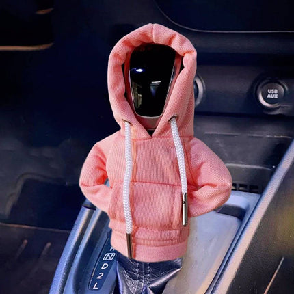 Versnellingspook Hoes Hoodie Versiering voor de Schakel Pook Knop - Roze [Trui Sweater] - VCTparts.nl