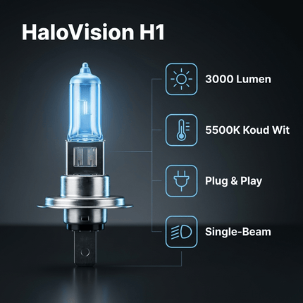 HaloVision Halogeen Koplampen H1 – Kenmerken en specificaties overzicht