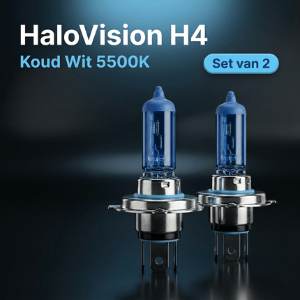 HaloVision Halogeen Koplampen H4 – Productfoto set van 2 autolampen