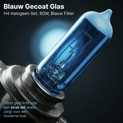 HaloVision Halogeen Koplampen H4 – Vergelijking normaal vs Super White 5500K