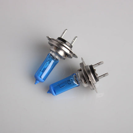 VCTparts HaloVision Halogeen Koplampen H7 – 12V 3000Lm 5500K Koud Wit – Blauw Glas Super White Dimlicht Grootlicht Halogeenlampen Set van 2 Autolampen HaloVision 11