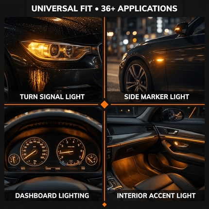 VCTparts VCTparts High Power LED T10 W5W Amber 6000K - Set van 2 voor Zij Knipperlichten en Side Marker Verlichting NORGOS 9
