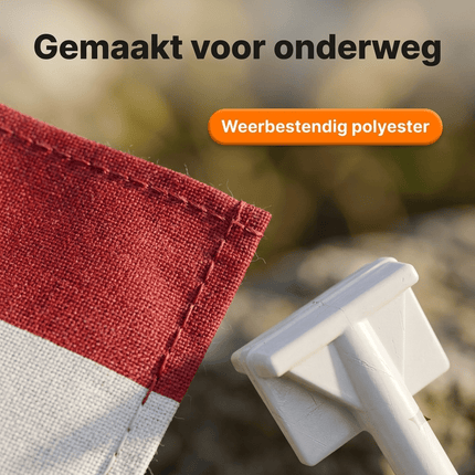 VCTparts Nederlandse Autovlaggen Set 2 Stuks – Holland Nederland Vlag Auto – 30 x 45 cm – Inclusief Raamhouders – WK 2026 Oranje Supporters NORGOS 8