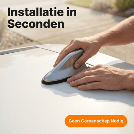 VCTparts VCTparts Universele Haaienvin Autoradio Antenne Grijs/Zilver - Sportief Modern Auto Design NORGOS 7