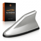 VCTparts VCTparts Universele Haaienvin Autoradio Antenne Grijs/Zilver - Sportief Modern Auto Design NORGOS 1