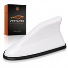 VCTparts VCTparts Universele Haaienvin Autoradio Antenne Wit - Shark Fin AM FM Dakantenne Auto Universeel met Eenvoudige Installatie Moderne Upgrade NORGOS 1